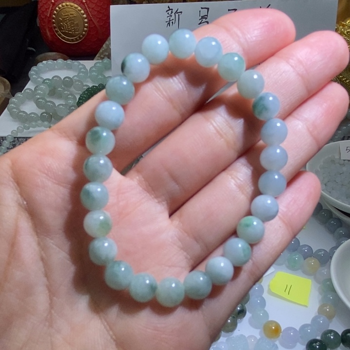 翡翠未镶嵌手链天然翡翠a货