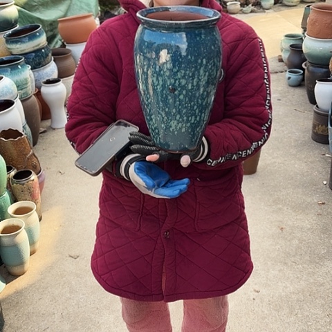 口17高29瑕疵盆瑕 