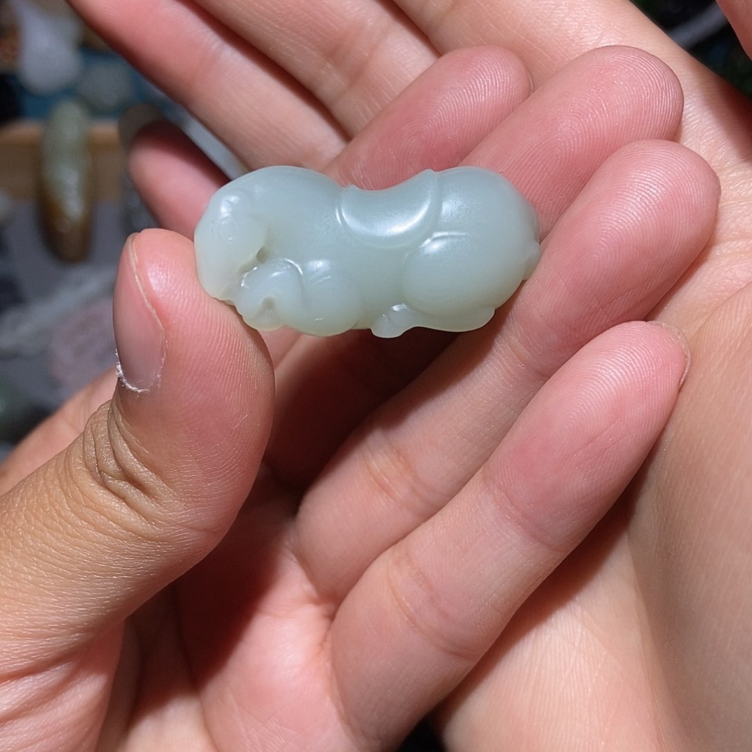 和田玉颈饰未镶嵌