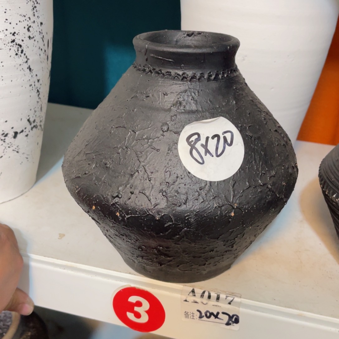 红陶无孔无孔口径8高度20