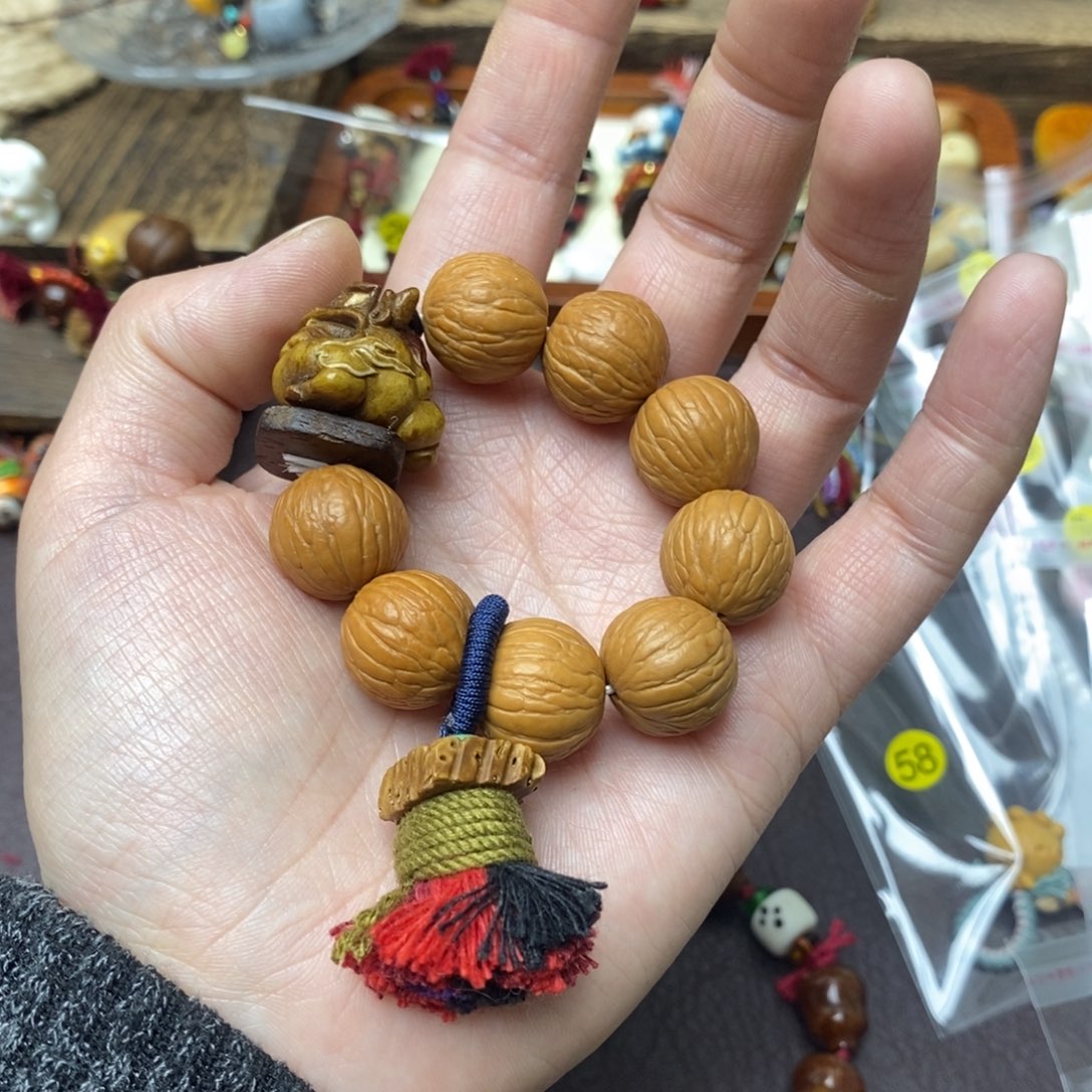 猴头核桃吊坠啊**嘟成品的手捻