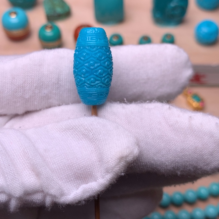 绿松石云纹11未镶嵌玉**好