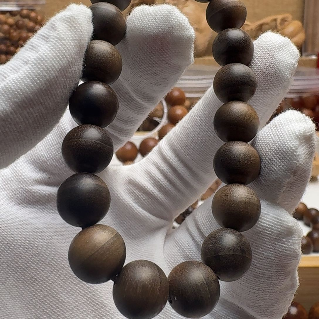 檀香木手串/手链姚1.0单圈阴沉