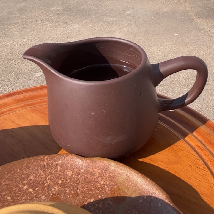 紫砂茶壶紫泥公道杯260c