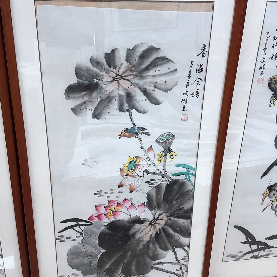 国画国画作品展。国画