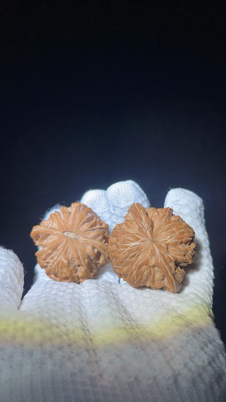 文玩核桃练手对四座楼狮子头麒麟纹官帽手把件盘玩