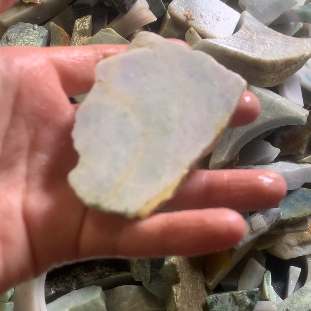 翡翠颈饰未镶嵌缅甸翡翠