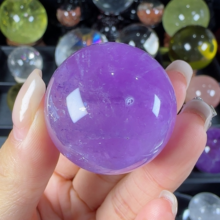 水晶天然水晶球W10未镶嵌天然3.5公分