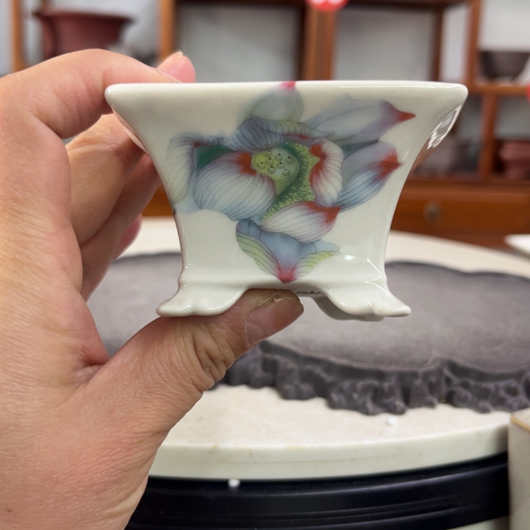 紫砂花盆瑕疵5-8。。。