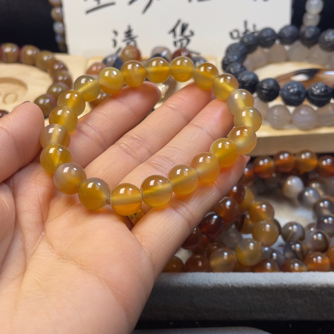玛瑙/玉髓未镶嵌手链