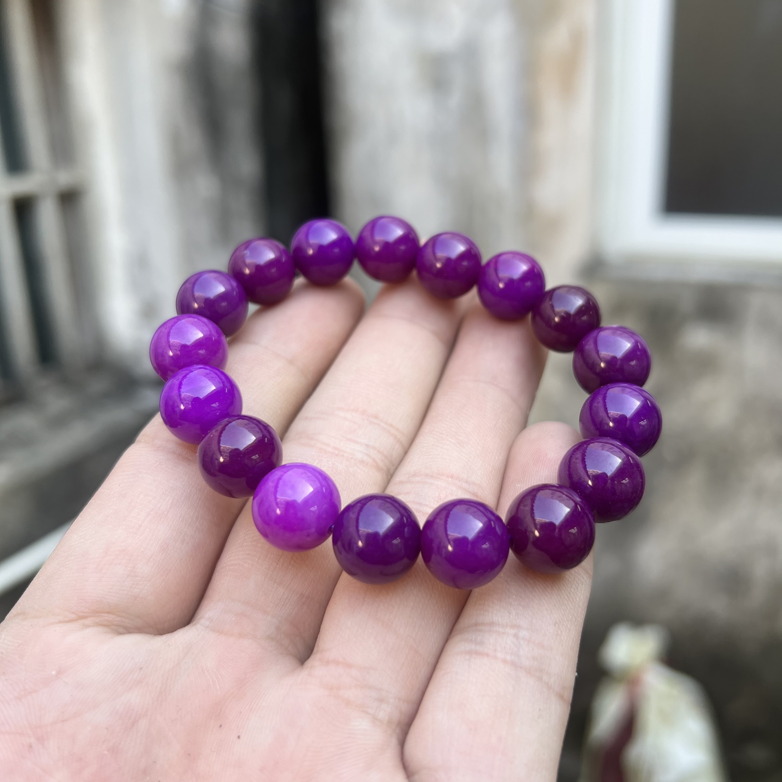 A689紫苏单圈卡12mm手串国风素圈气质