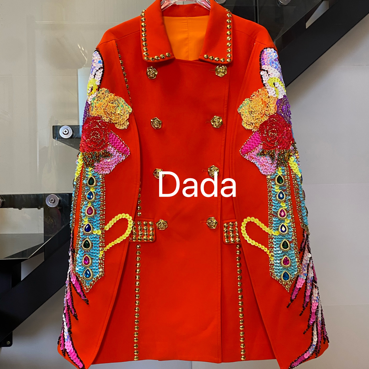 Dada设计款新款重工个性款休闲时尚百搭洋气西服外套C15808