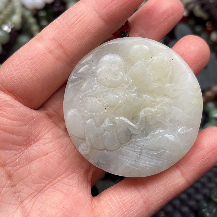 和田玉颈饰未镶嵌