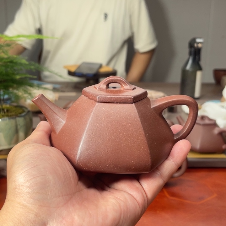 茶壶紫砂原矿无添加手磨料底槽清六方子冶