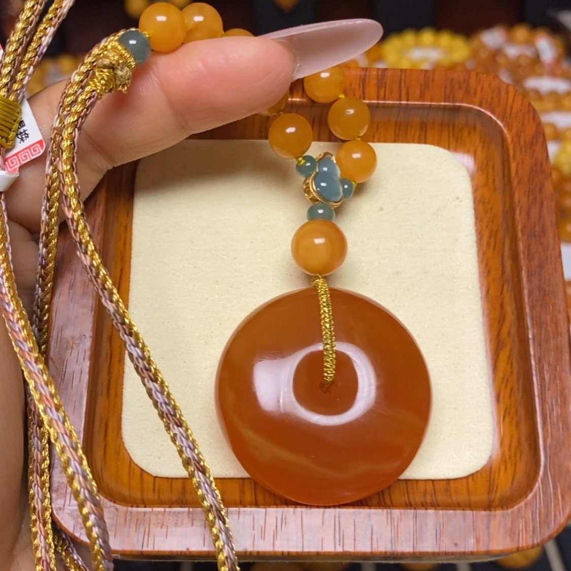 【闪购商品】蜜蜡颈饰未镶嵌项链