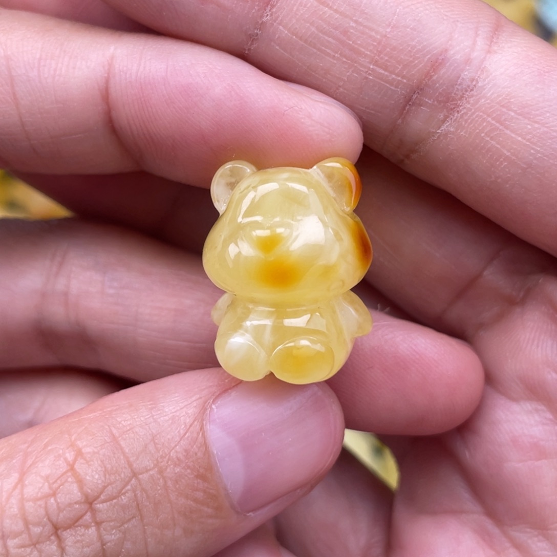 裸石琥珀未镶嵌蜜蜡