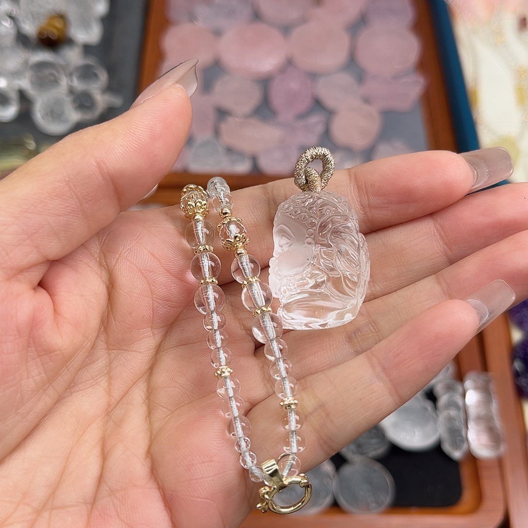 水晶珠宝半成品未镶嵌l****）9