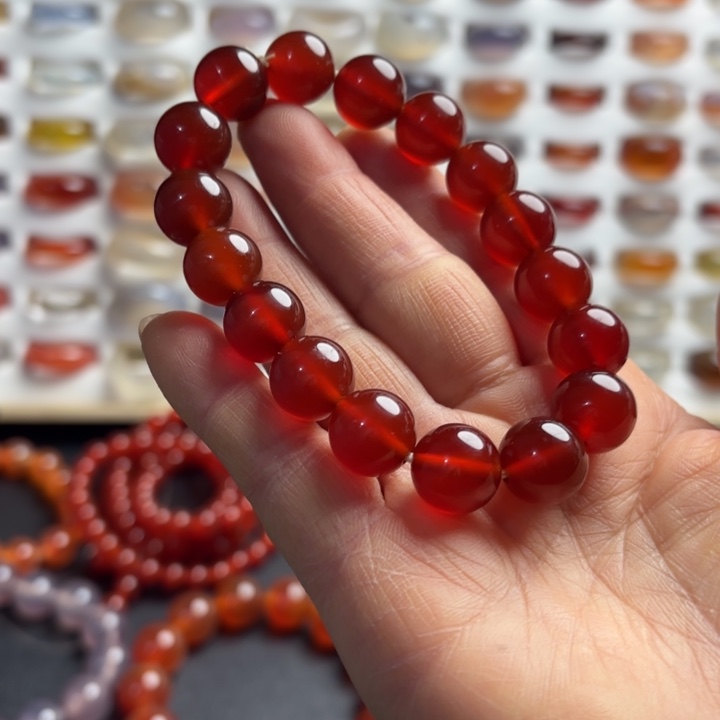 玛瑙/玉髓未镶嵌手链