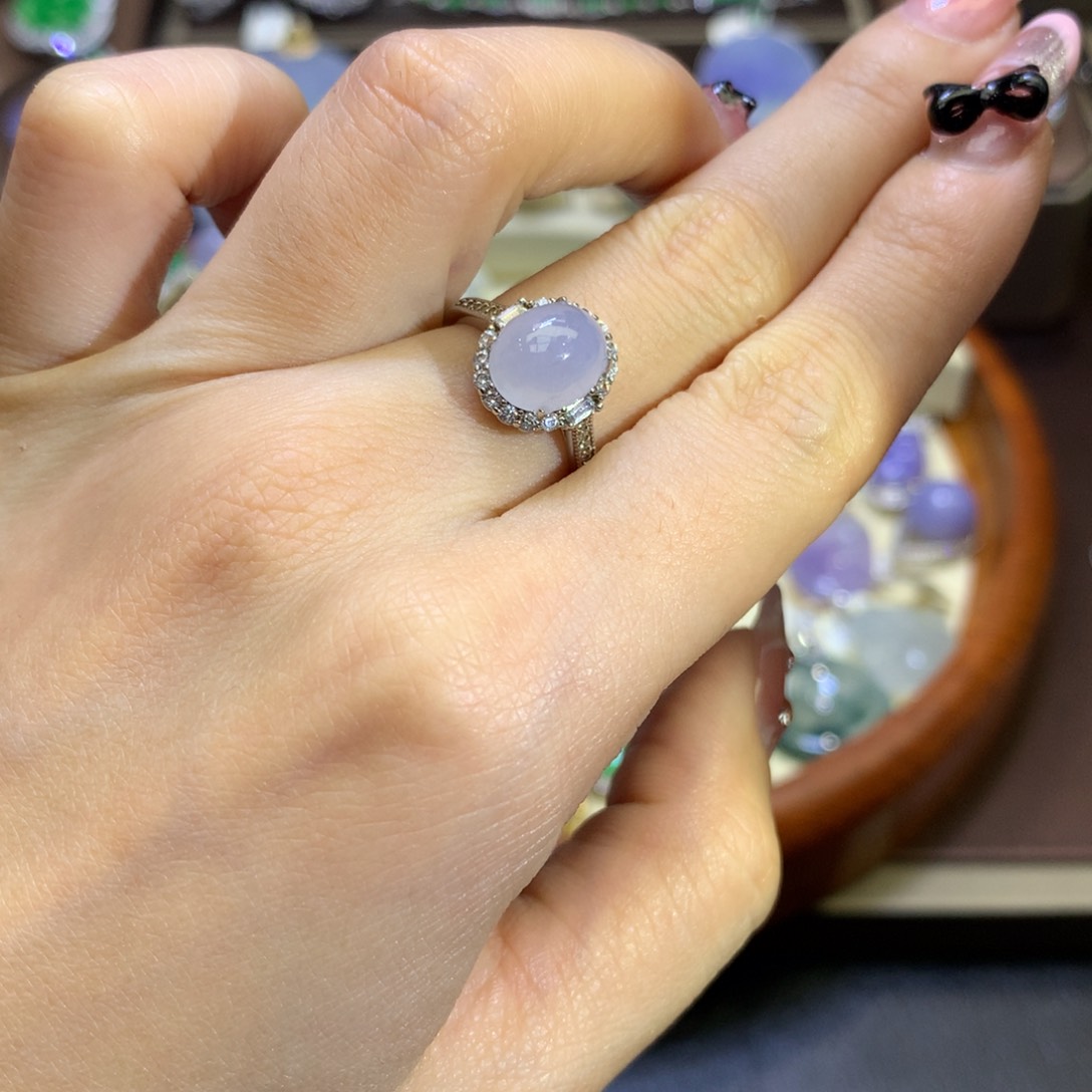 翡翠颈饰银S925镶嵌翡翠