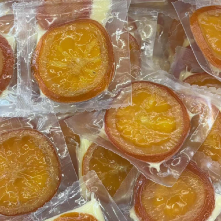 内蒙古特产鲜奶皮果酪（黄柿子味）口感细腻奶香浓郁水果味休闲零食