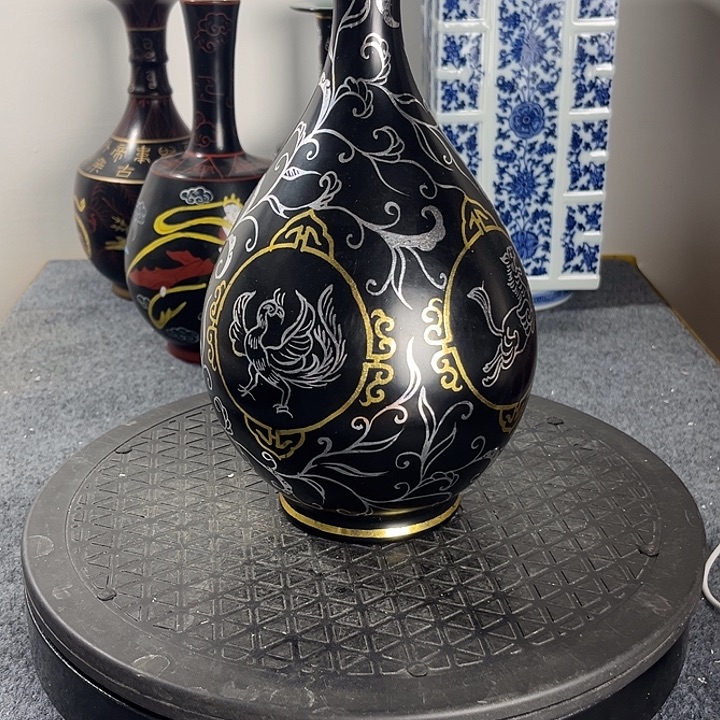 摆件陶汝窑漆器工艺瓷器