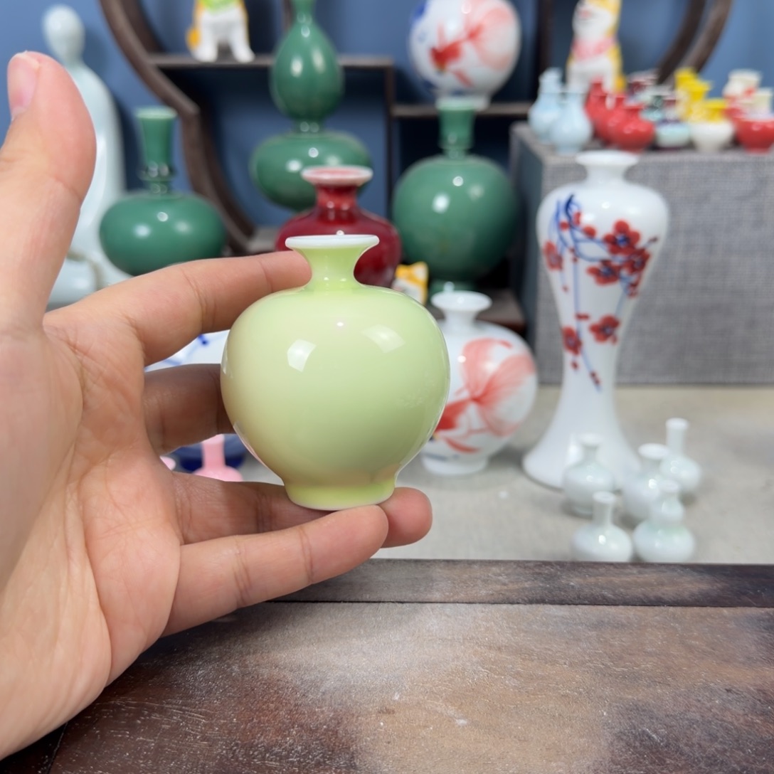 陶瓷手工小花器摆件