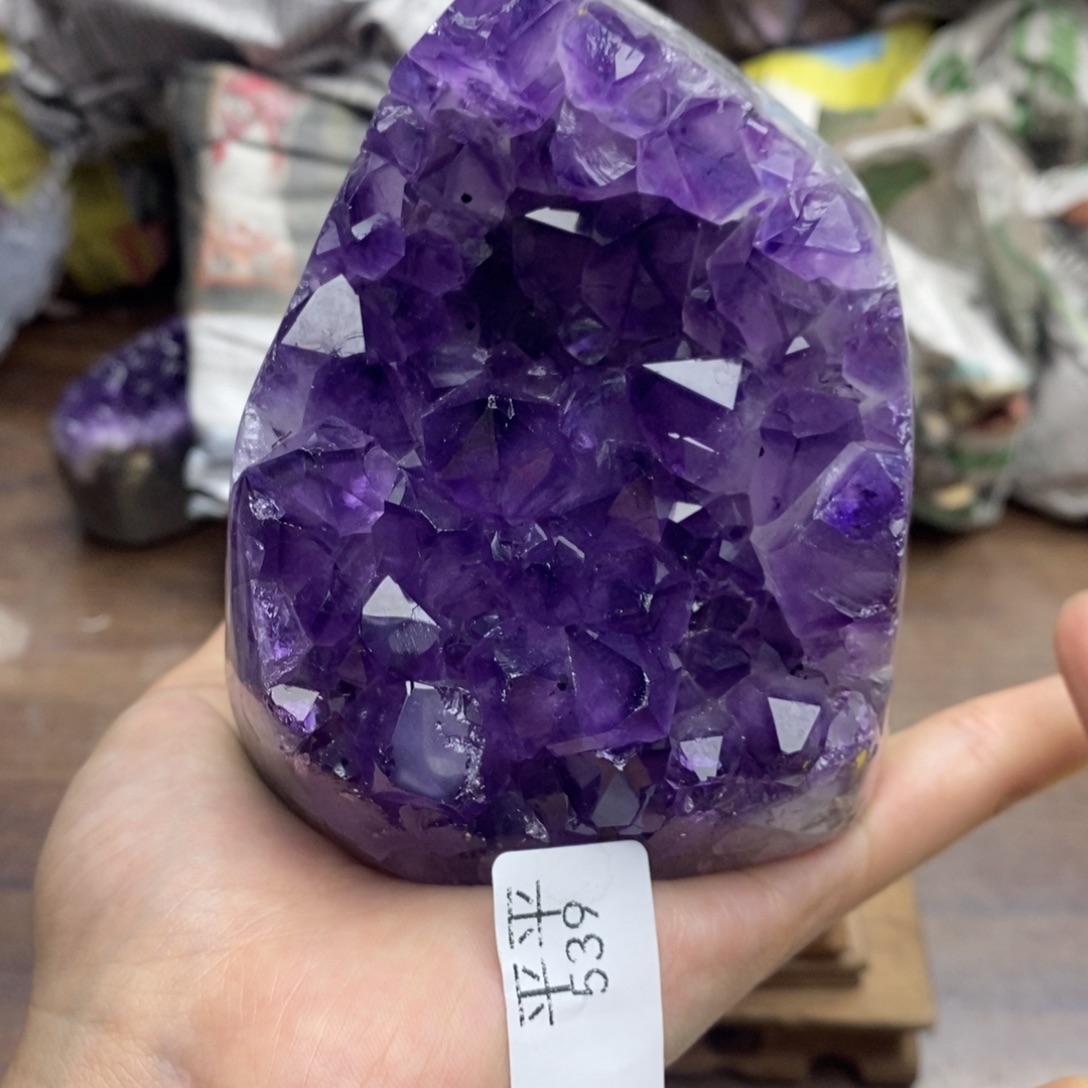 紫晶珠宝半成品未镶嵌