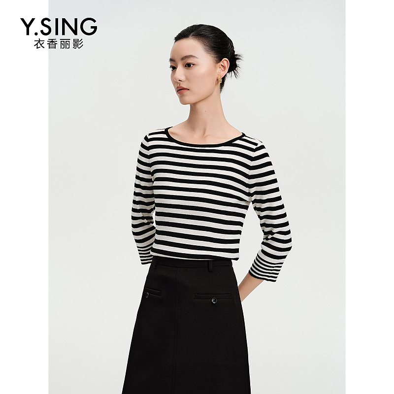 【粉丝专属】衣香丽影新款毛针织衫YMS21308208