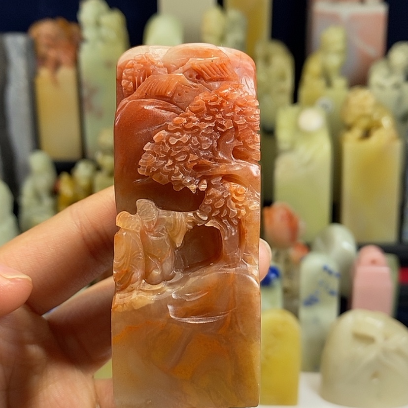 【闪购商品】青田石印石           老挝。