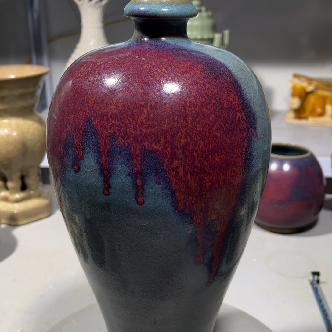 瓶钧窑瓷器品相完美