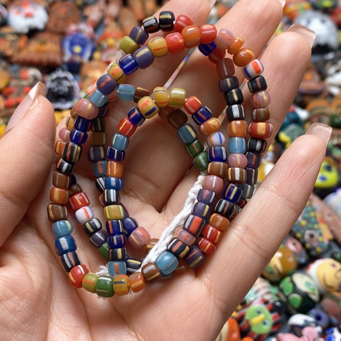 琉璃颈饰印度尼西亚链子