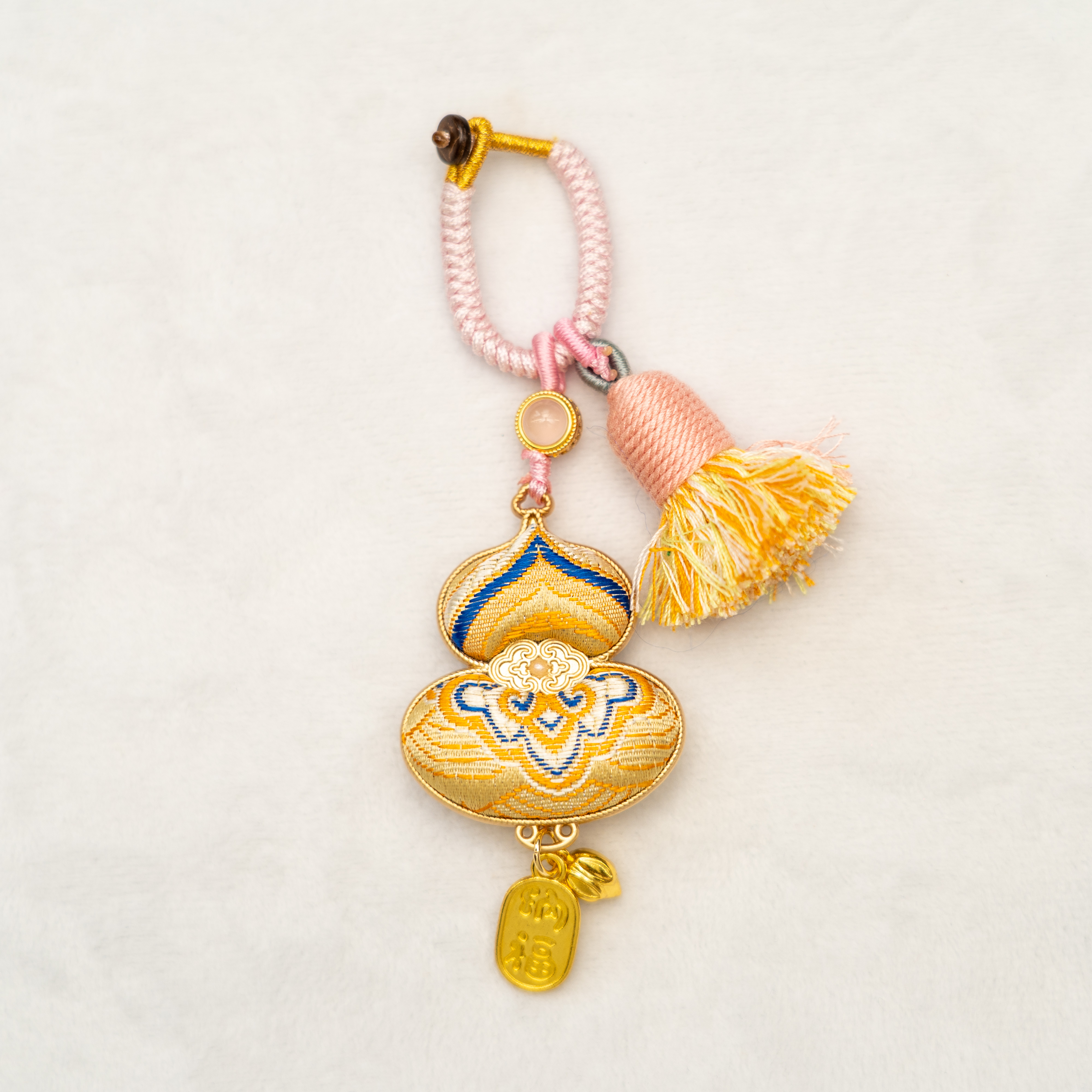 「福来」缘起五臺  宋锦包挂