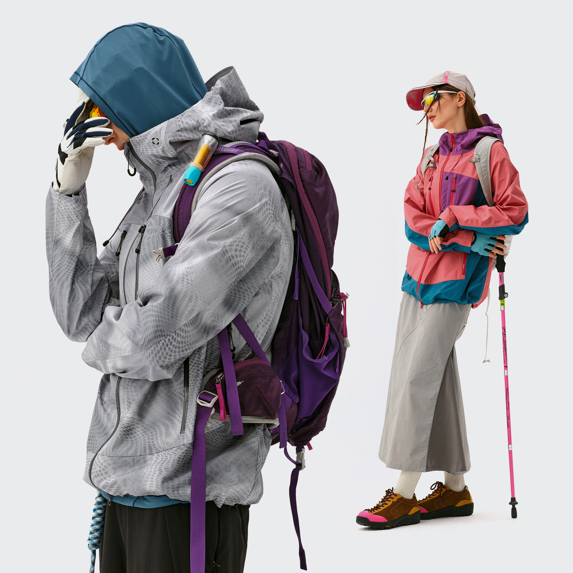 Monterest瞬时山野户外蛇年限定C6防泼水徒步登山进藏夹克冲锋衣