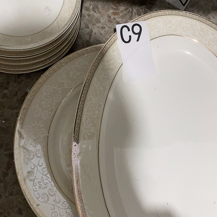 瓷小资一个鱼盘一个圆盘十寸c9