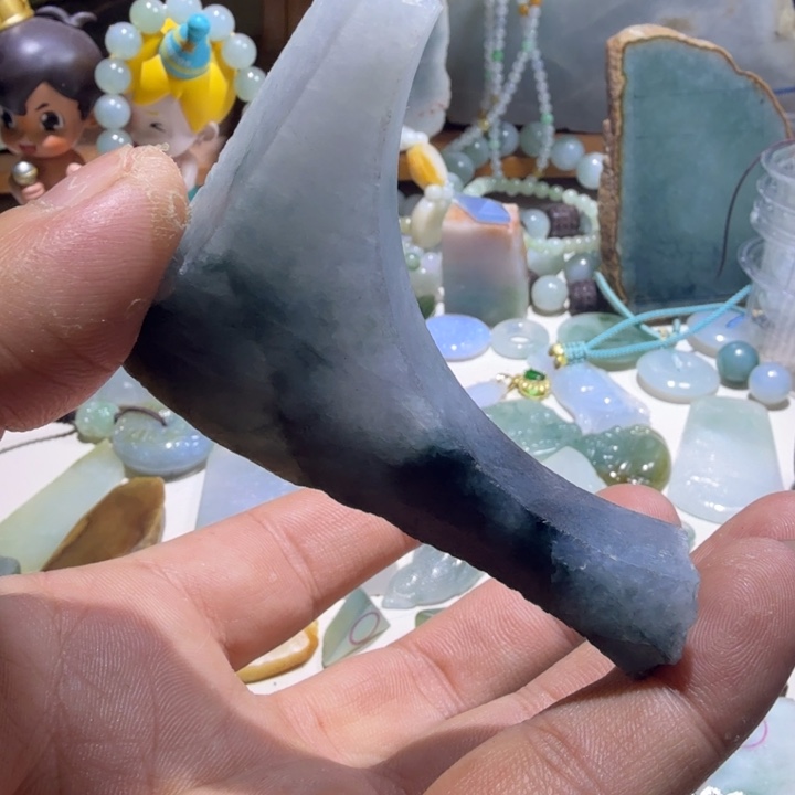 天然缅甸翡翠边角练手