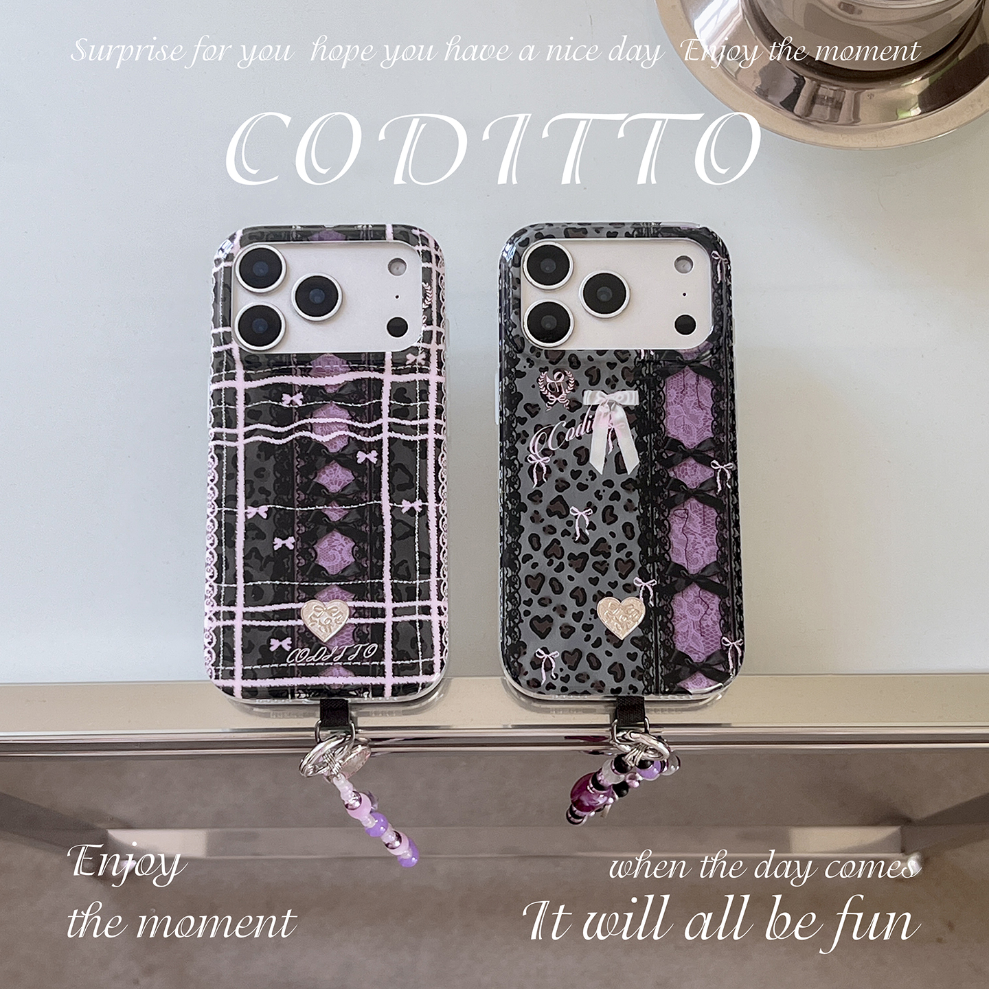 coditto魅影甜心双层适用苹果17promax手机壳甜酷创意16pro高级感