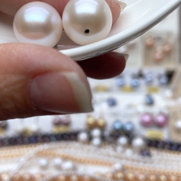 淡水珍珠颈饰银S925镶嵌