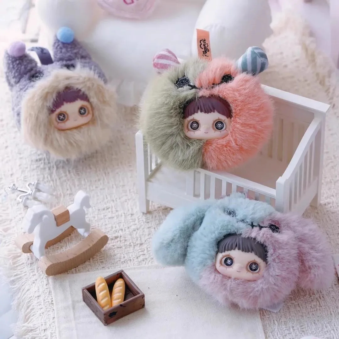 【栗子开盒】霉霉Maymei疯狂马戏团盲盒包包挂饰毛绒公仔 