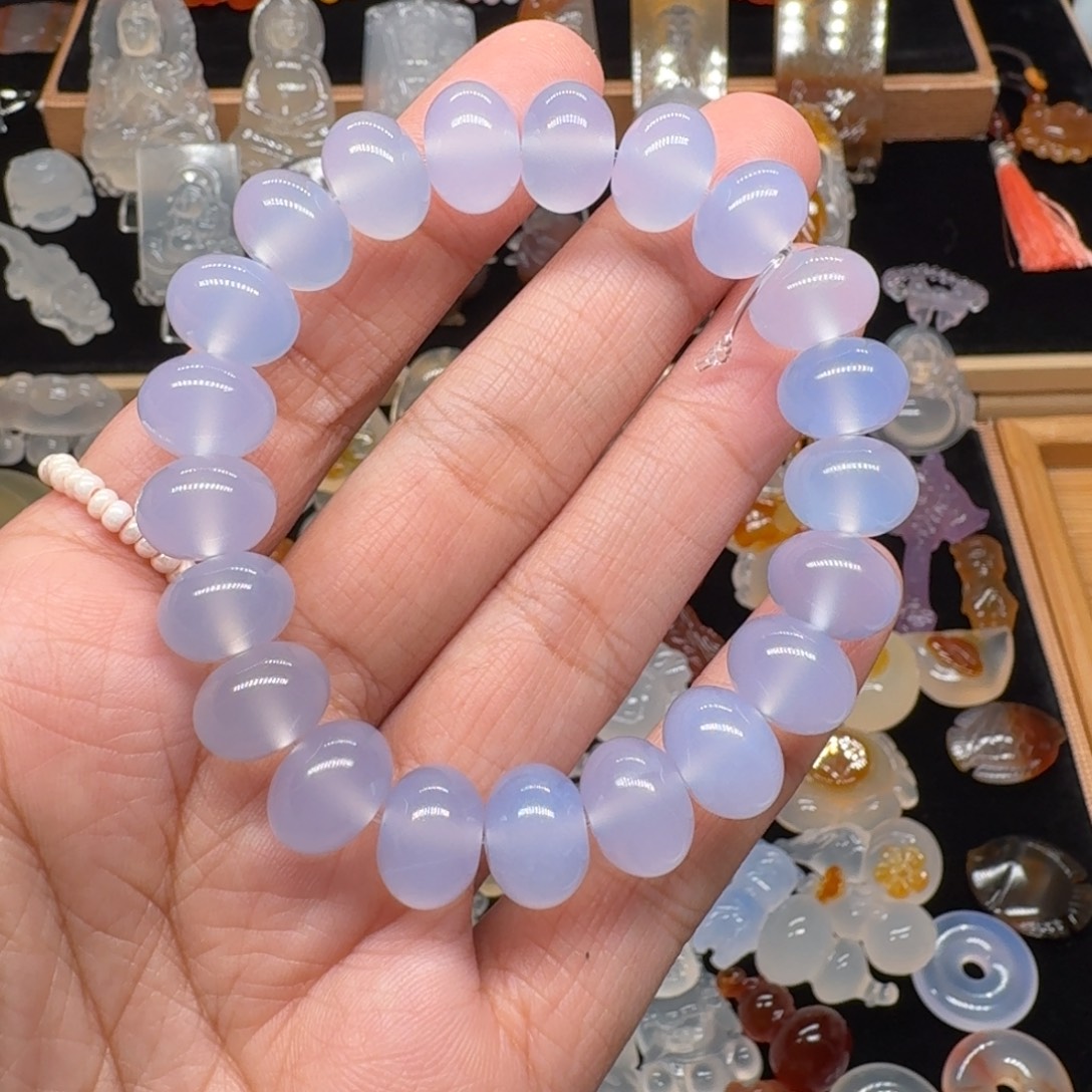 咿***⁵玛瑙/玉髓未镶嵌颈饰