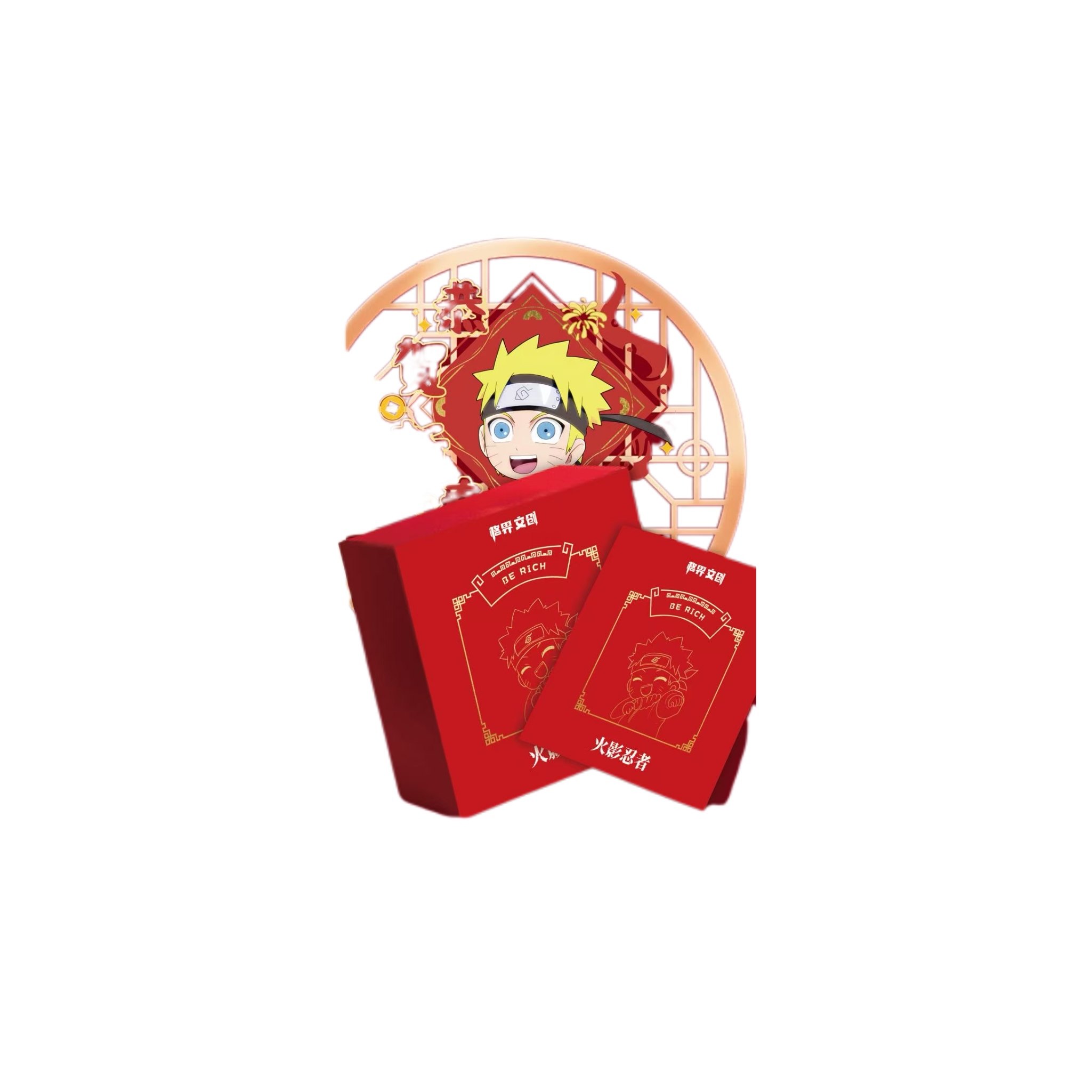 【新春+3】格界文创 火影/柯南二创新年亚克力窗花 盲盒代拆DJ