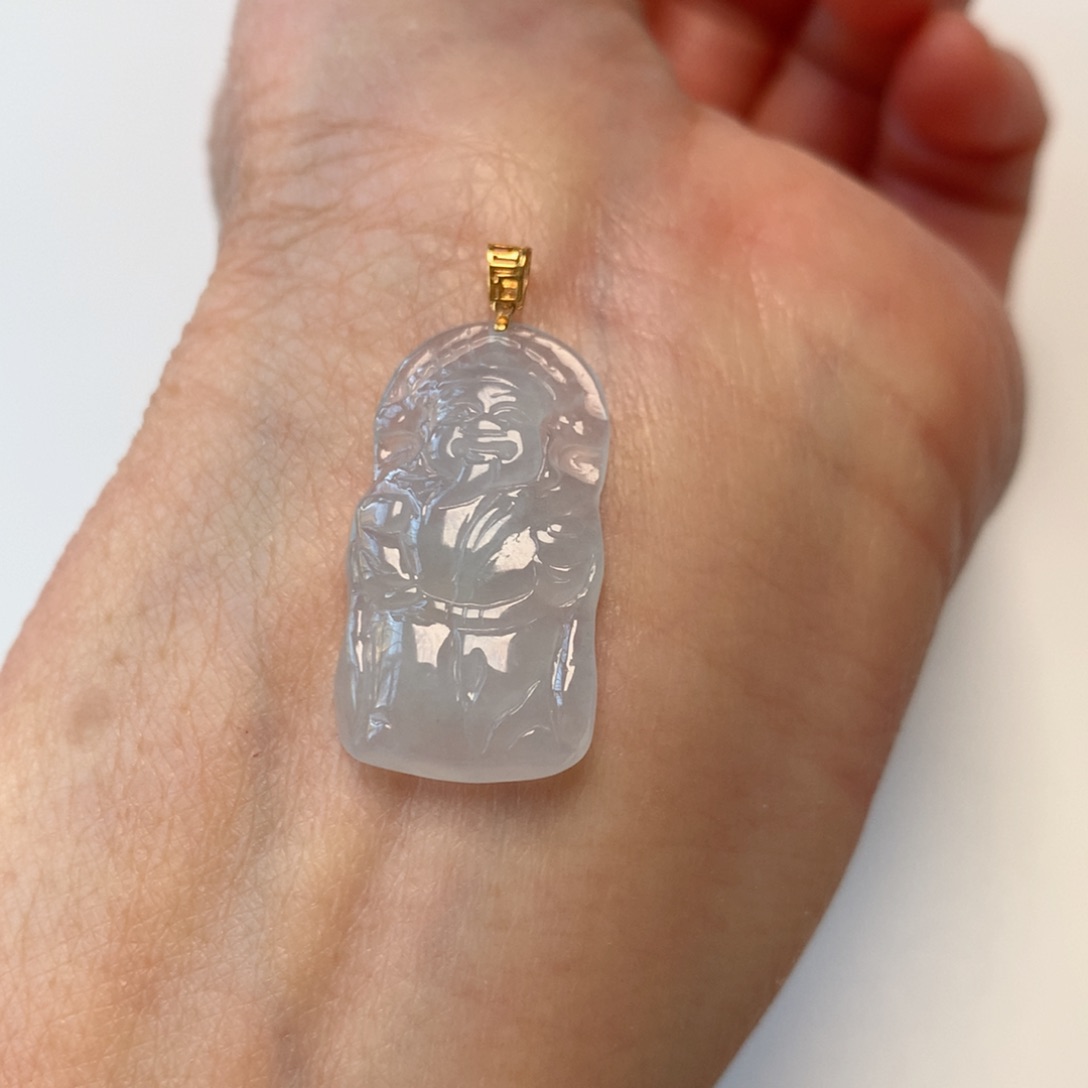 翡翠颈饰18K金镶嵌财