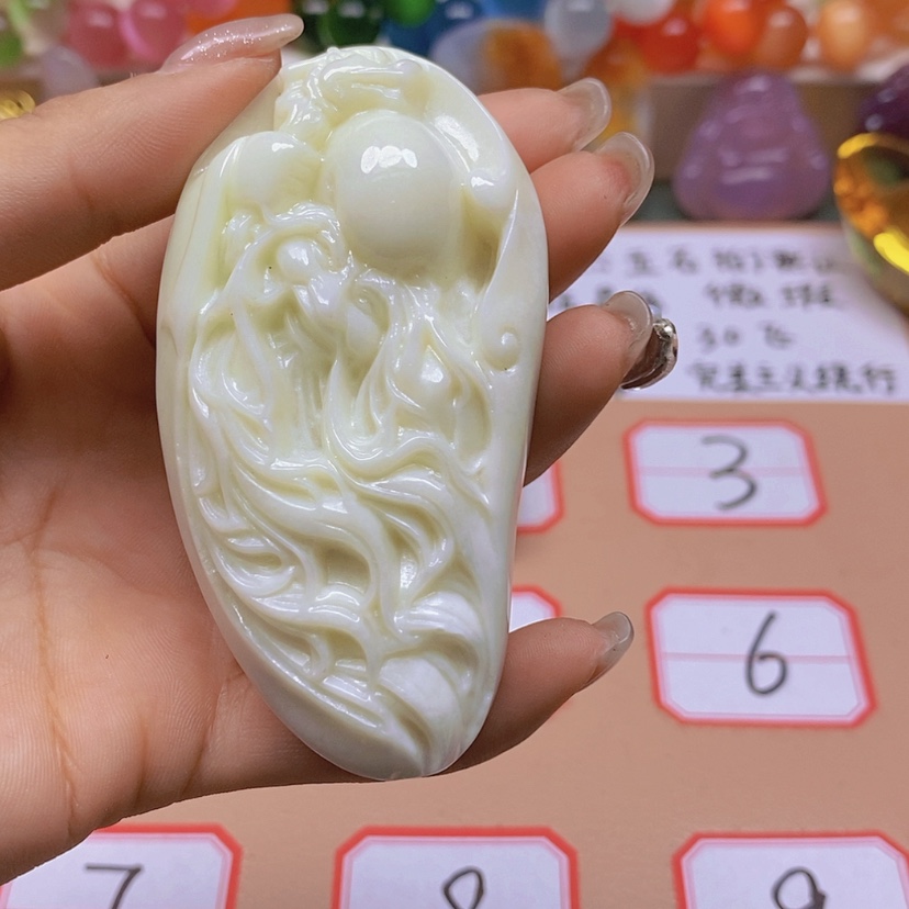 【闪购商品】玛瑙/玉髓玉牌未镶嵌3****3