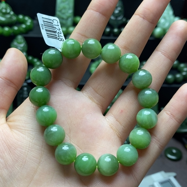 和田玉手串未镶嵌