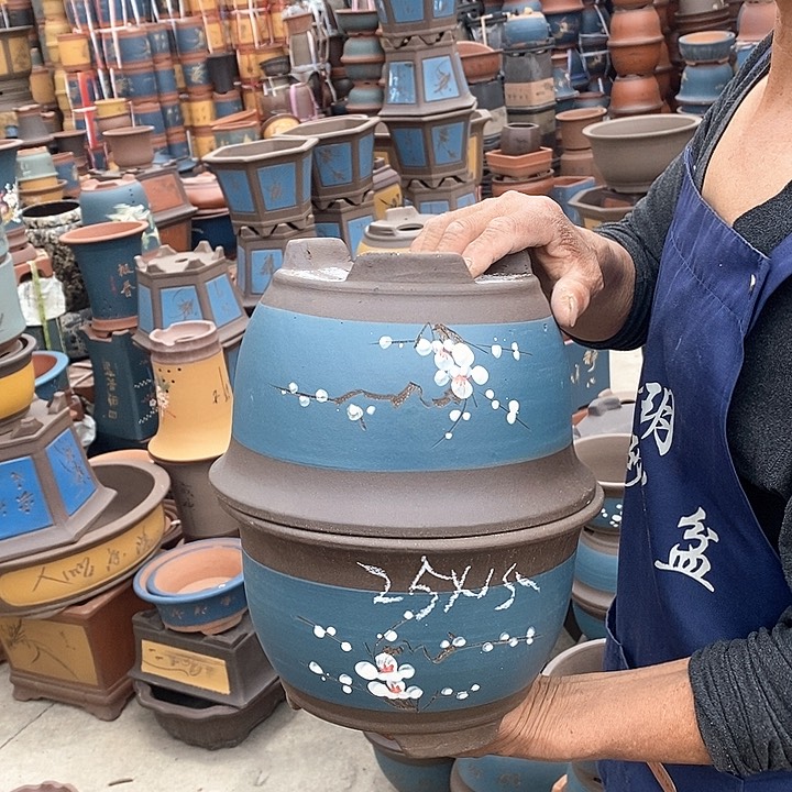 紫砂花盆紫砂花盆