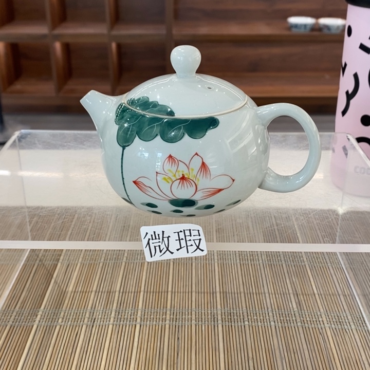 釉下老陶泥手工绘制
