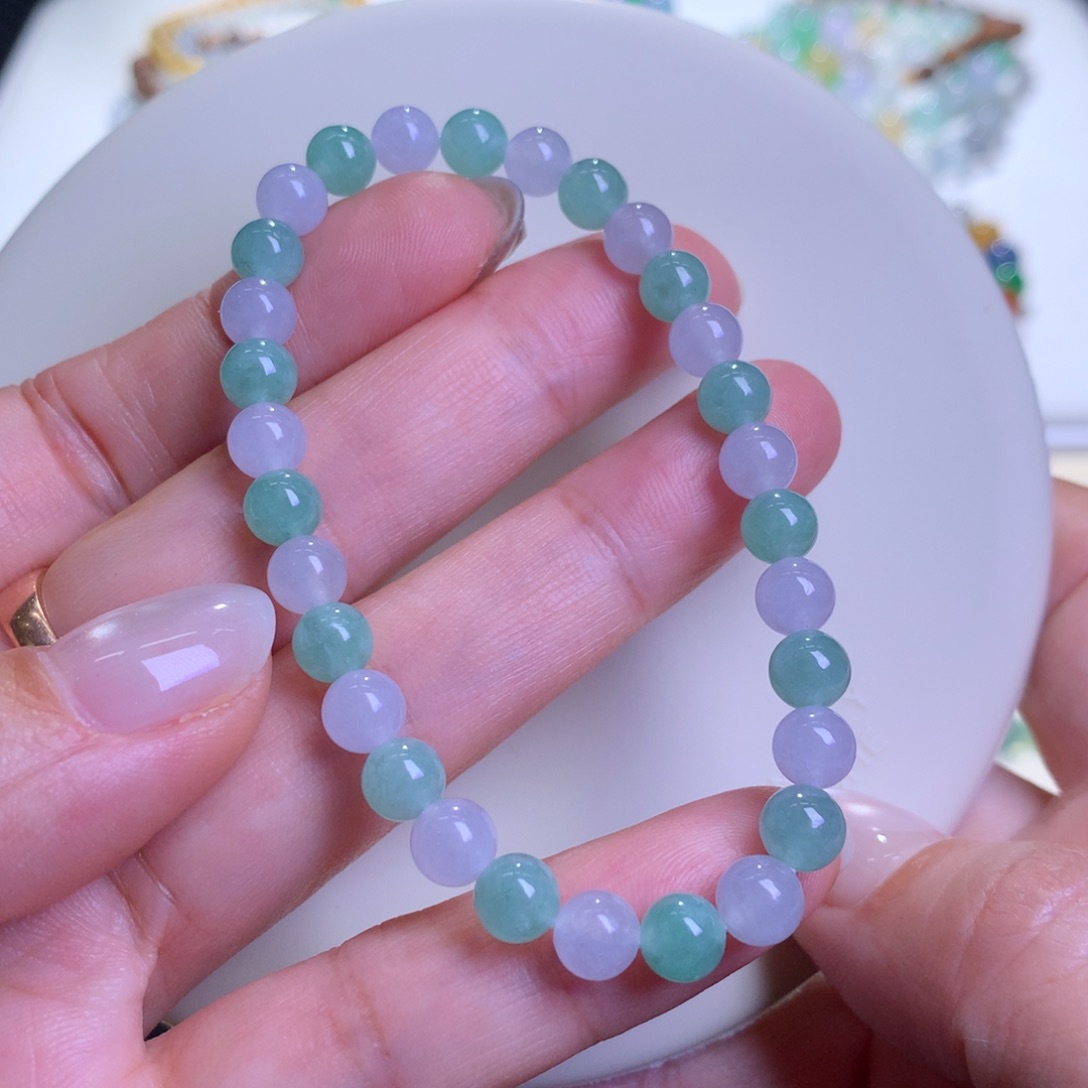 未镶嵌手链翡翠翡翠手串卡6.2