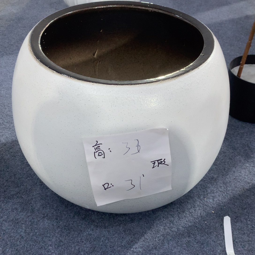 高温陶瓷花盆微瑕