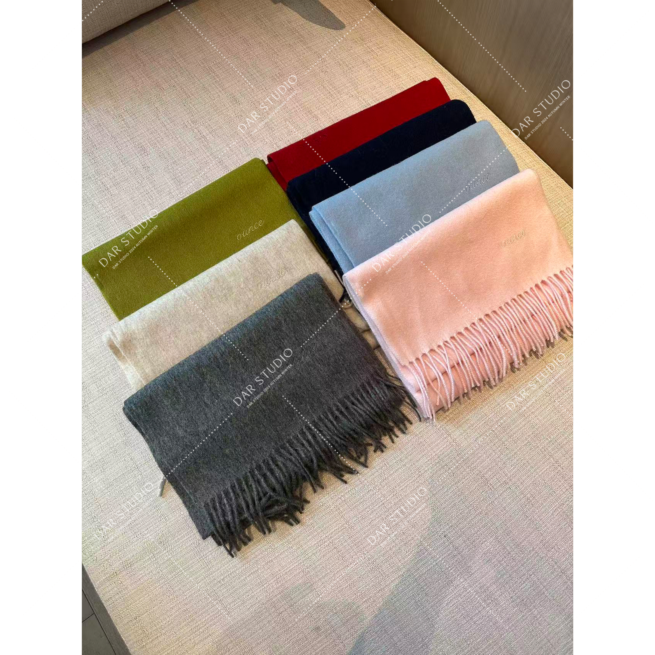 DAR STUDIO 韩国进口 100羊毛新款围巾