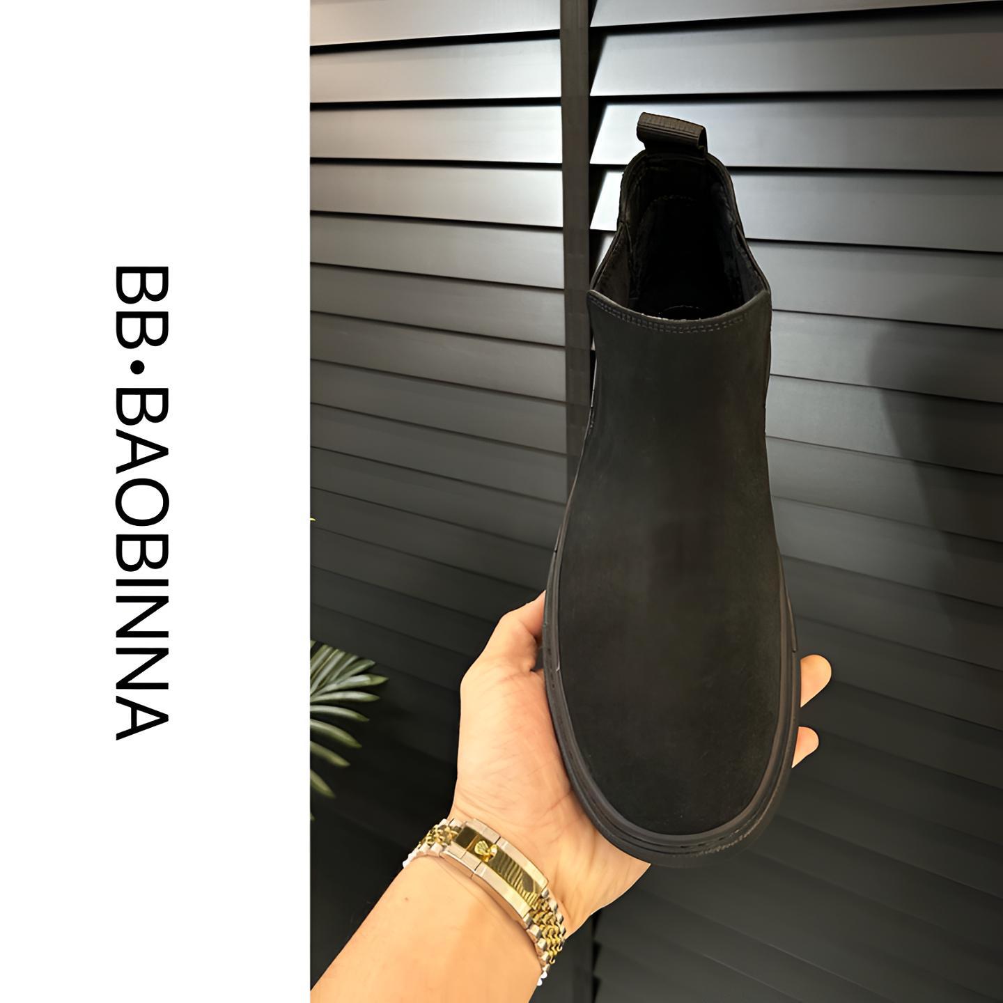 小野· 男装 | 男士经典百搭舒适一脚蹬加棉磨砂皮鞋2563