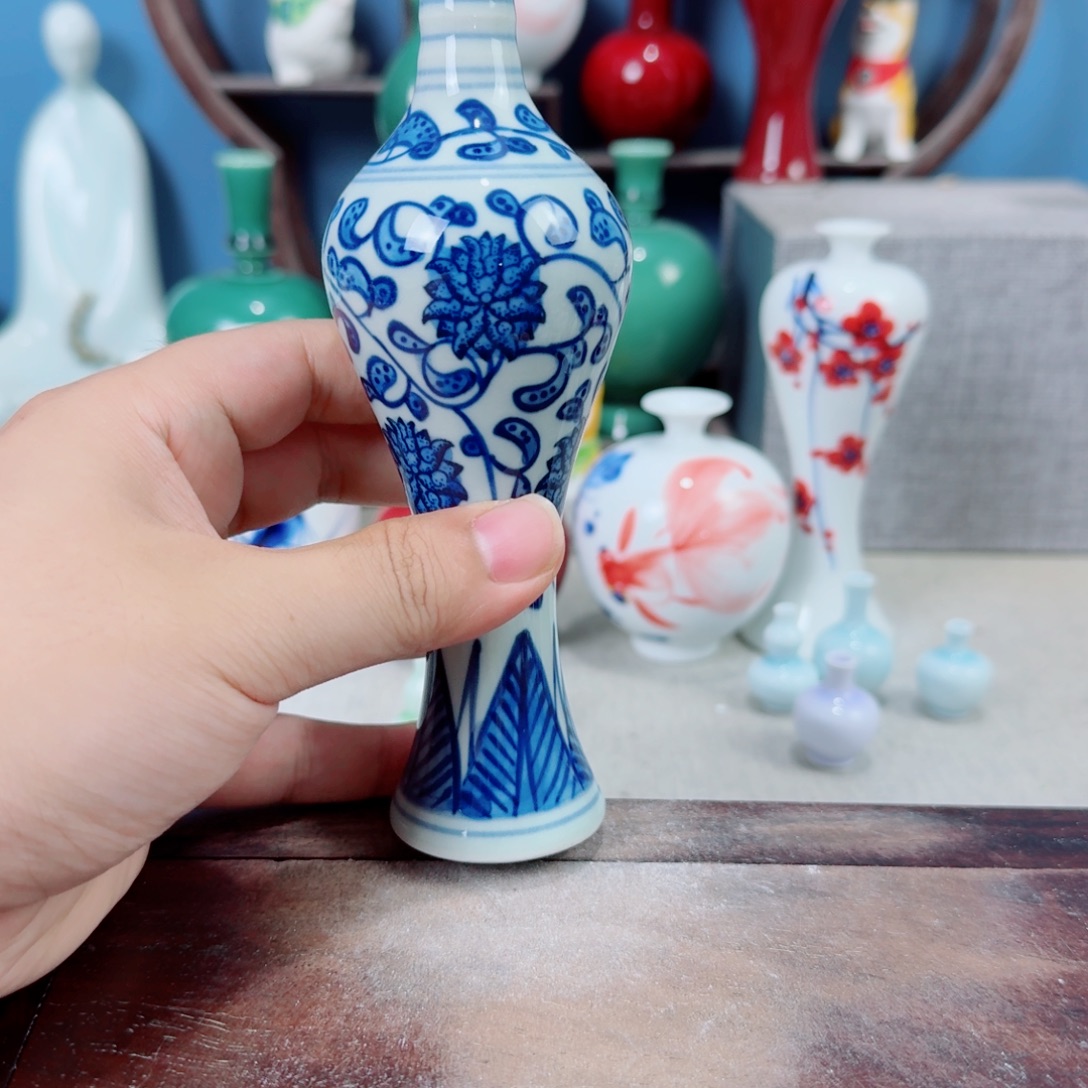 陶瓷手工小花器摆件